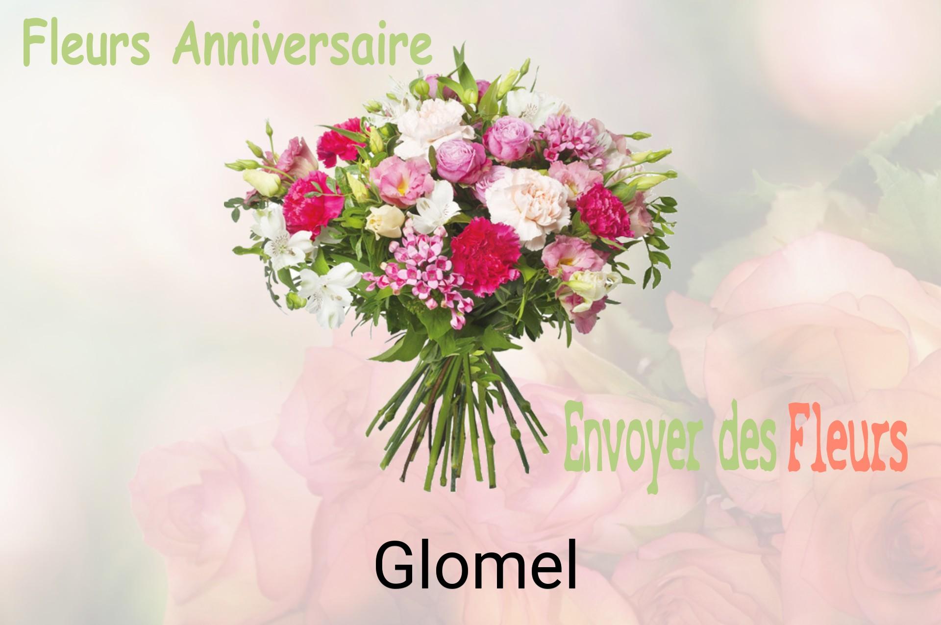 Bouquet de fleurs d’anniversaire livré à Glomel