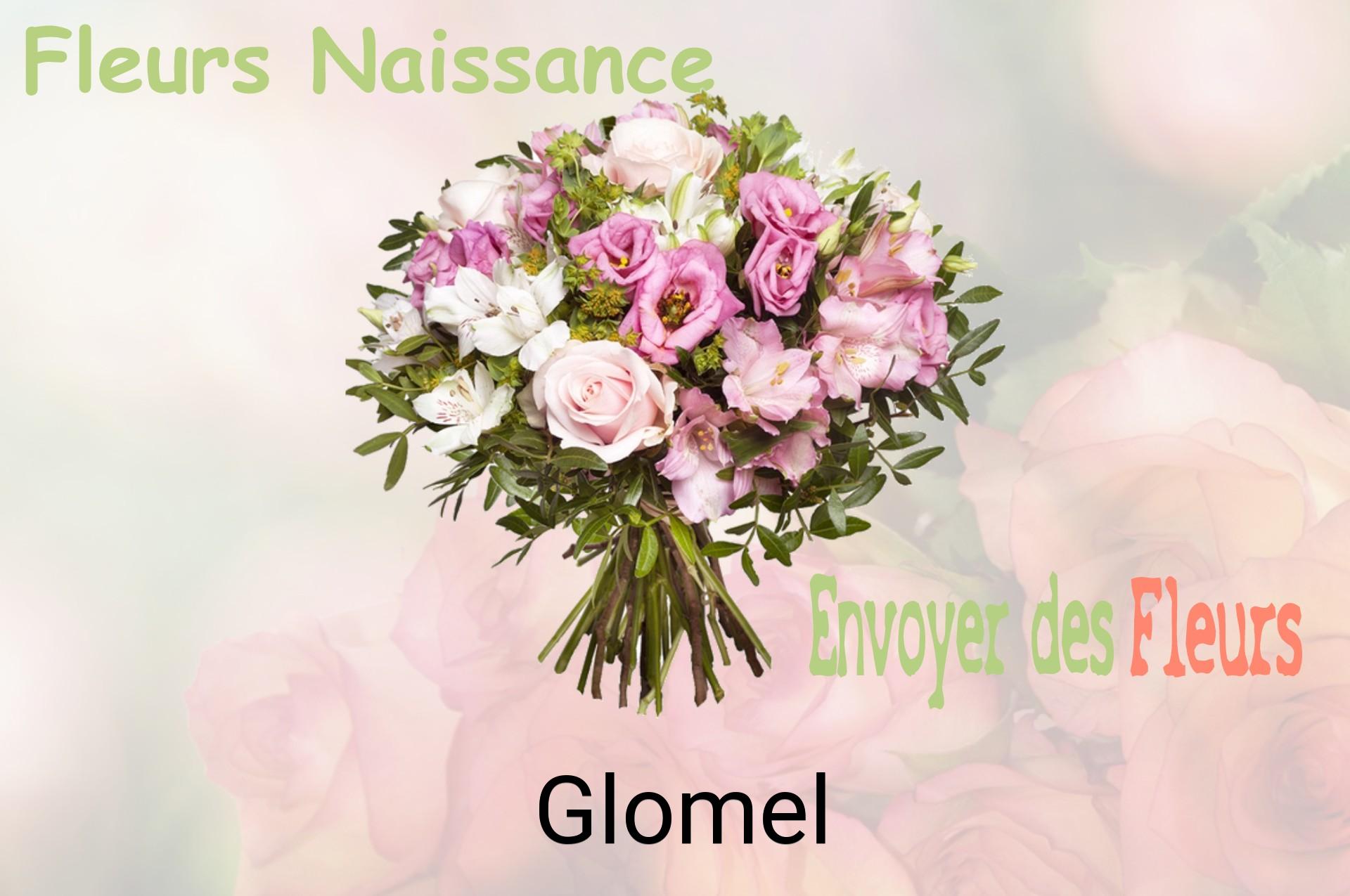Bouquet de fleurs de naissance livré à Glomel